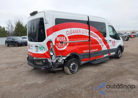 2020 Ford Transit-350 Passenger Van Xl z USA, uszkodzony, nr VIN 1FBAX2C89LKB05159